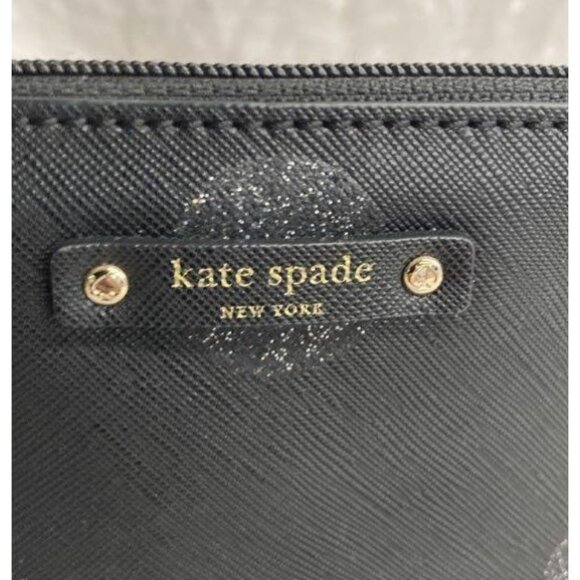 Kate‎ Spade New York Black Glitter Polka Dot Tote Bag - Picture 4 of 8